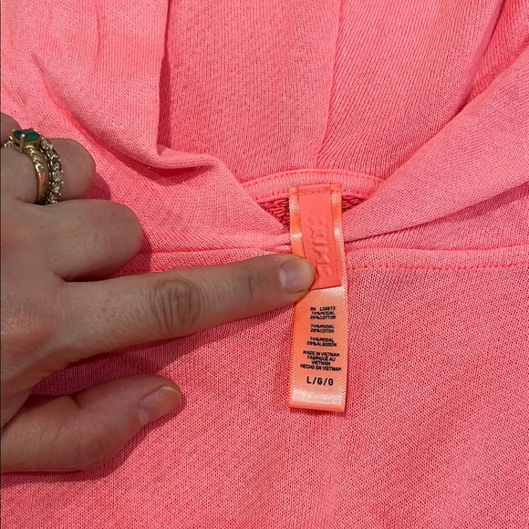 SKIMS Neon Pink Hoodie - Picture 2 of 5